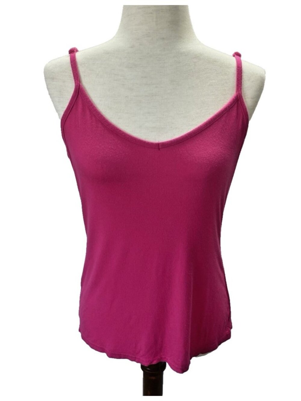 Fever Women’s Hot Pink Tank Top Adjustable Straps Size XL Colorful Summer